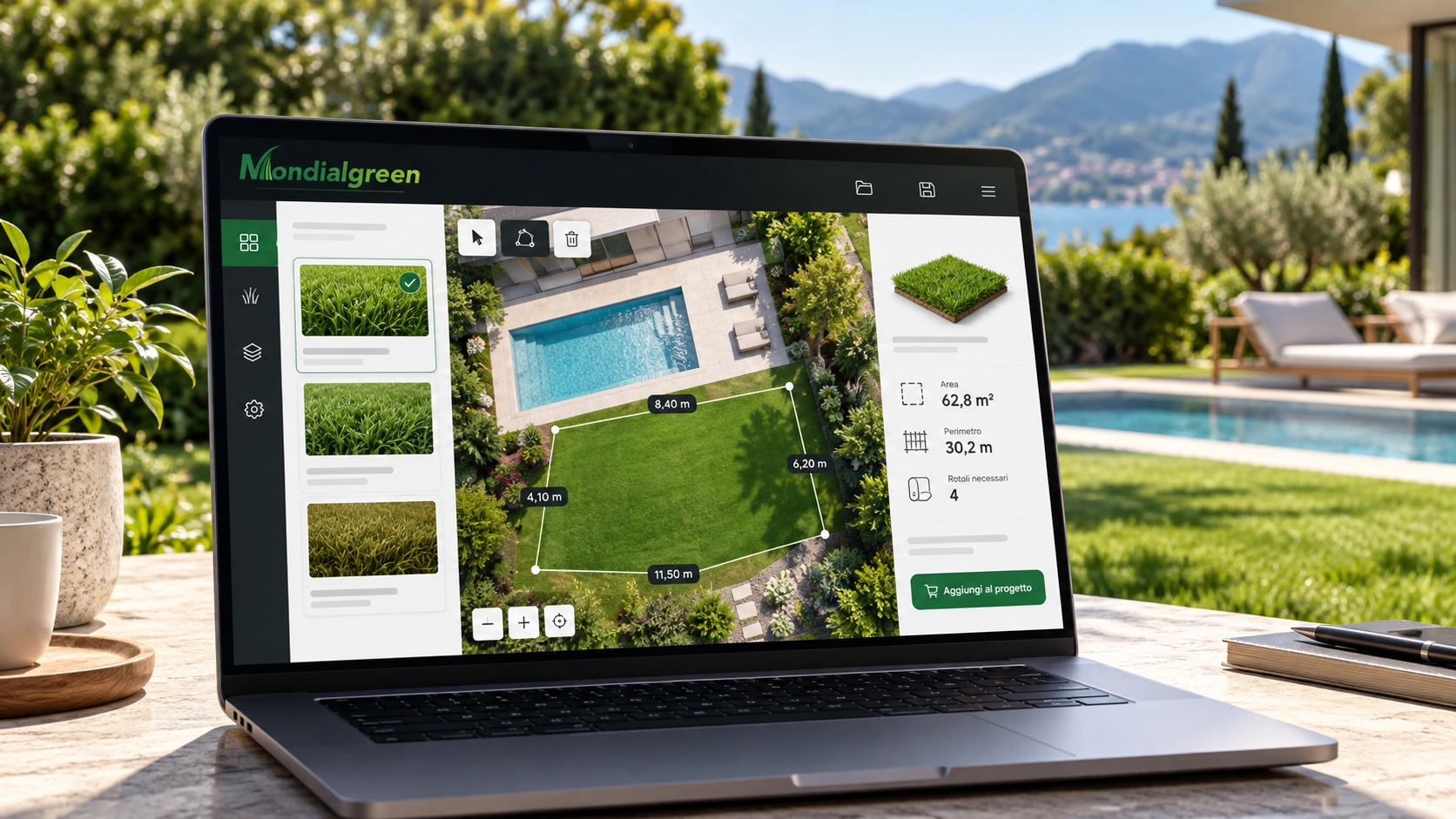 Anteprima del configuratore Mondialgreen